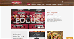 Desktop Screenshot of mountainviewfruit.com