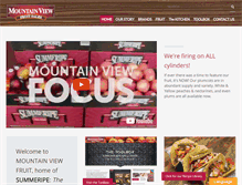 Tablet Screenshot of mountainviewfruit.com